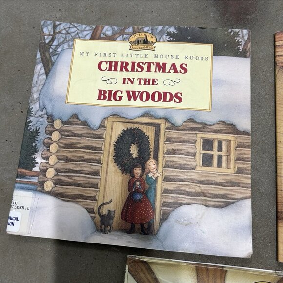 MY FIRST LITTLE HOUSE Books Lot 3 Winter Days Christmas Dance At Grandpa’s Pb HC - Picture 4 of 16